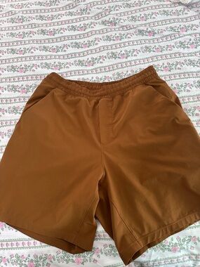lululemon athletica Men's Rust Brown Athletic Shorts